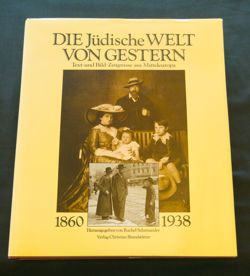 Die Judische Welt von Gestern 1860-1938  Verlag Christian Brandstatter: Vienna, Austria,