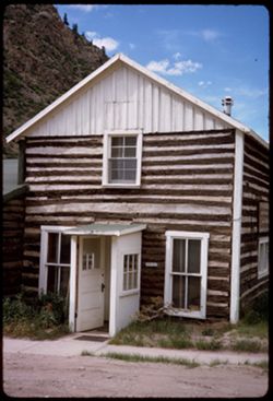 Old log house Georgetown Colorado