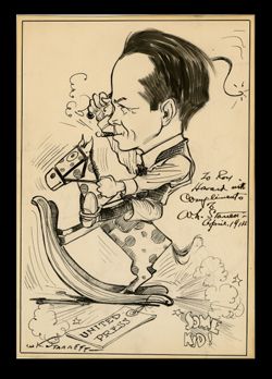 Cartoon of Roy W. Howard