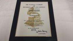 Grammy Nomination Award 1978 - Choral Performance (Haydn)