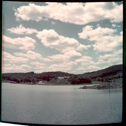 View of water with clouds