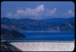 Shasta dam and Shasta Lake