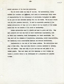 "Address at Phi Beta Kappa Dinner: Post-War German Universities and the Reorientation of the German People. -Indiana University Union Building. June 11, 1948
