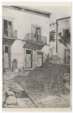 Item 76. Drawing of a street.