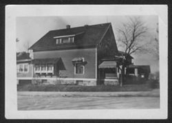 Hoagy Carmichael's Bloomington house, fall 1925.