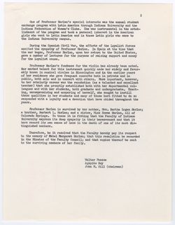 03: Memorial Resolution for Mabel Margaret Harlan, ca. 05 October 1965