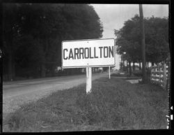 Carrollton street sign