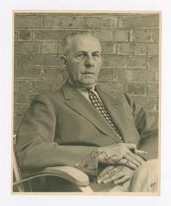 Autographed portrait of George B. Parker