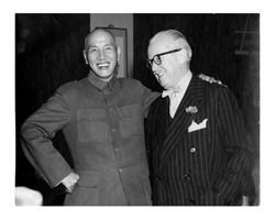 Roy W. Howard and Chiang Kai-shek