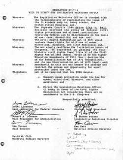 SEA 1000 (87-7-3) To Direct LRO (Civil Rights)
