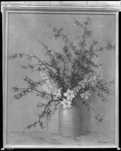 Jim Bradley flower picture by Mrs. Loop (orig. neg.)