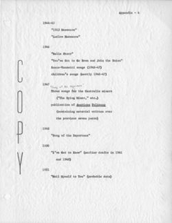 Draft Essays on Woody Guthrie, ca. 1969-1971