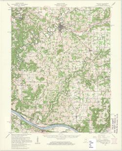 Corydon quadrangle, Indiana--Kentucky 15 minute series (topographic)