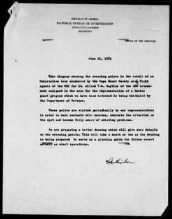 National Bureau of Investigation - Correspondence, 1964-1971