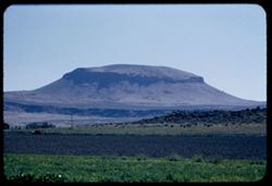 Broad butte seen from Cal. 139 near stronghold Modoc Co., California