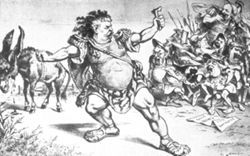 Hancock as Samson facing Republican Hoardes
