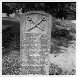 Crossed Swords Born 1841. Capt A. G. Twigg. Lost on Ill Fated Steamer Sultana Apr. 27, 18 (8?0 5 (1865)