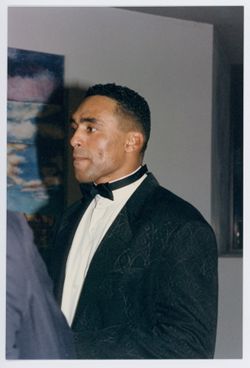 Unidentified man in a tuxedo