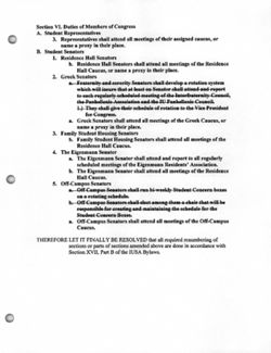 00-08-03 Resolution to Amend the IUSA Bylaws to Allow for the Creation of Student Body Congress Caucuses