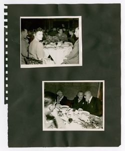 Groups at a formal dinner