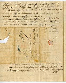 Kellogg, Caroline, Texas to Anna Maclure, New Harmony., 1842 Mar. 20