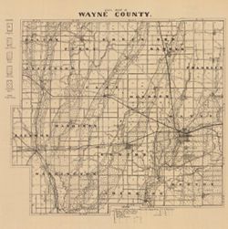 Soil map of Wayne County