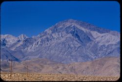 Mt. Tom - from US 395 4 miles NW of Bishop