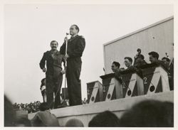 Bob Hope and other performers at USO Show.