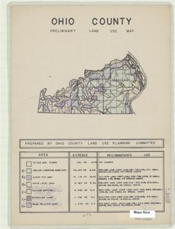 Ohio County [Indiana] preliminary land use map