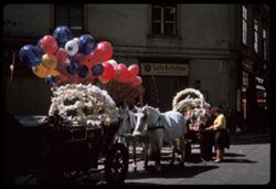 Balloons and decorated fiacres WIEN