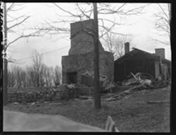 Judson Rogers home after fire, 1944