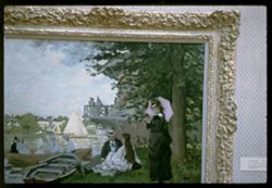 Monet Argenteuil: river scene with figures Legion of Honor  Loan