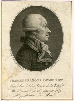 Charles Francois Dumouriez, General en chef des Armees de la Rep, Ne a Cambrai le 26 Janvier 1739, Departement du Nord