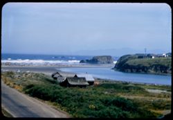 Mouth of 10-Mile river north of Fort Bragg Mendocino county