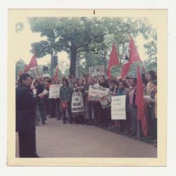 United Farm Worker protest line