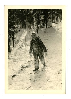 Child in snow