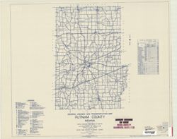 General highway and transportation map of Putnam County, Indiana