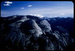 View north across Yosemite valley from Glacier Point.