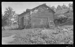 Lyons cabin, side view
