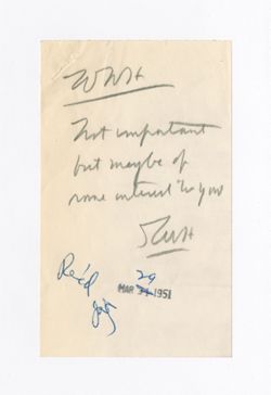 12 March 1951: To: Roy W. Howard. From: James Miller.
