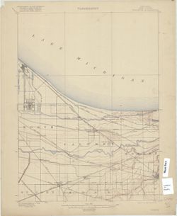 Indiana (Lake County) Toleston quadrangle [sic] [1916 reprint]