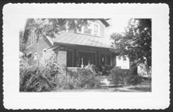 Exterior of house at 3120 Graceland Avenue, Indianapolis, Indiana, 1931-1945.