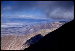 Looking north along top of Black Mtns from Dante's View. Death Valley EK CL