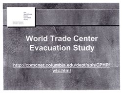 Robyn R.M. Gershon, "Factors Associate with Evacuation from the World Trade Center: Preliminary Findings" [PowerPoint slides], October 21, 2003