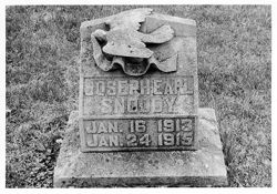 Fallen Dove Clear Creek Cemetery 3 mi f. Bloomington 1/2 mi W.