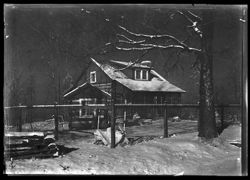 Miller Keller cabin, moonlight effect
