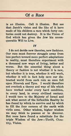 Commencement Address, "The Wisdom of a Race," 1921