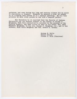 25: Memorial Resolution for George F. Heighway, ca. 01 June 1965
