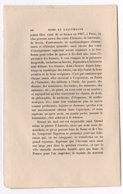 Printed copy of Rome et l’Allemagne depuis vingt siècles by Adolphe Thiébault, “Sixième Période,” pp. 321-480, 1870