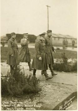 General Pershing inspecting Beau Desert Camp